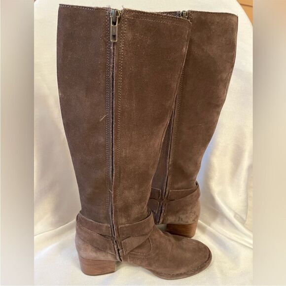 UGG Knee high suede boots, Bandera Biker Combat Moto style size 6‎ - Picture 3 of 12